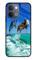 Dolphin vs Cow iQOO Z11x 5G Metal Case Back Cover by Casekaro