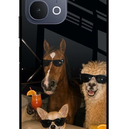 Party Squad iQOO Z11x 5G Metal Case Back Cover by Casekaro