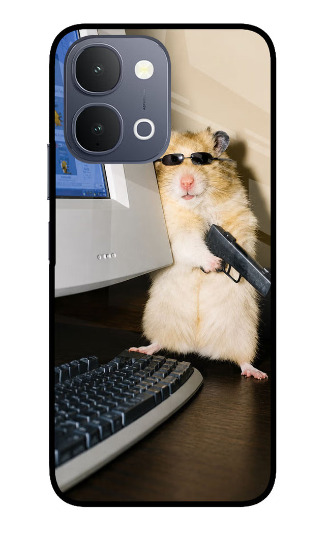 Hacker Hamster iQOO Z11x 5G Metal Case Back Cover by Casekaro