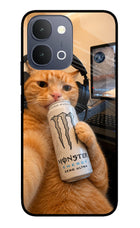 Gamer Cat Energy iQOO Z11x 5G Metal Case Back Cover by Casekaro