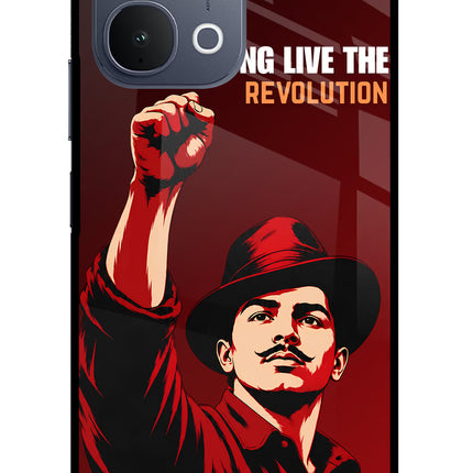Bhagat Singh Revolution iQOO Z11x 5G Metal Case Back Cover by Casekaro