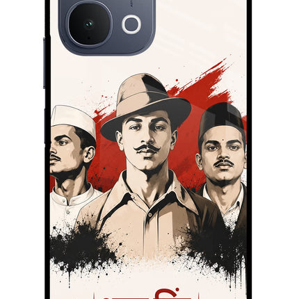 Bhagat Singh Trio iQOO Z11x 5G Metal Case Back Cover by Casekaro