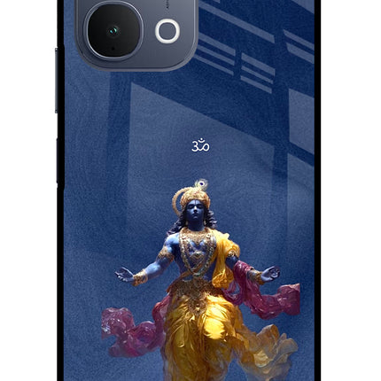 Cosmic Krishna iQOO Z11x 5G Metal Case Back Cover by Casekaro