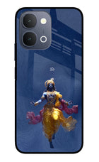 Cosmic Krishna iQOO Z11x 5G Metal Case Back Cover by Casekaro