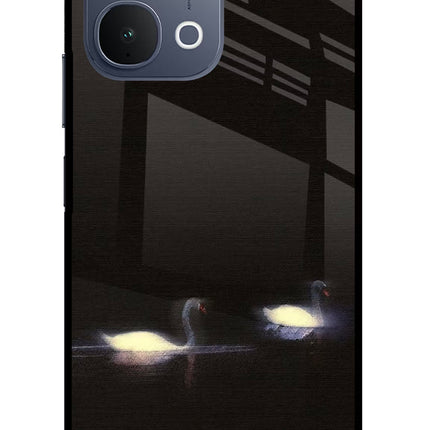 Silent Swans iQOO Z11x 5G Metal Case Back Cover by Casekaro