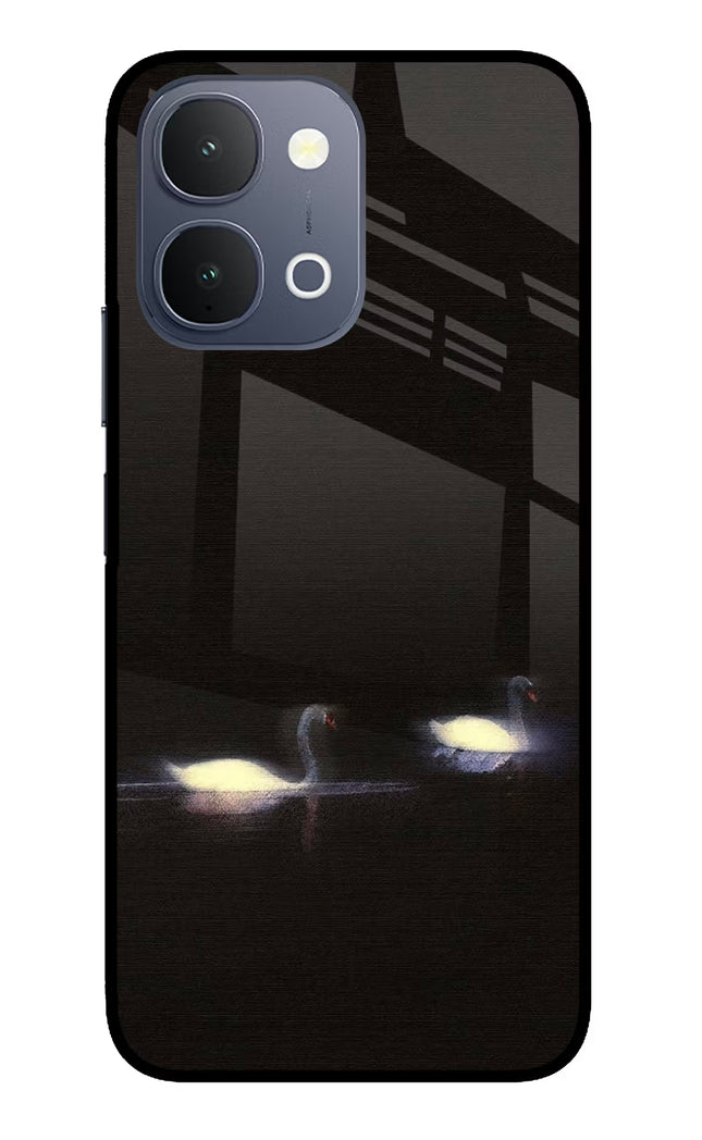 Silent Swans iQOO Z11x 5G Metal Case Back Cover by Casekaro