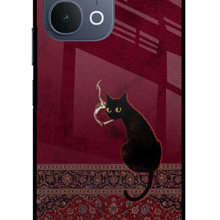 Midnight Cat iQOO Z11x 5G Metal Case Back Cover by Casekaro