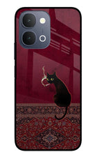 Midnight Cat iQOO Z11x 5G Metal Case Back Cover by Casekaro