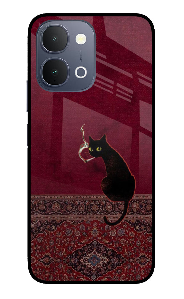 Midnight Cat iQOO Z11x 5G Metal Case Back Cover by Casekaro