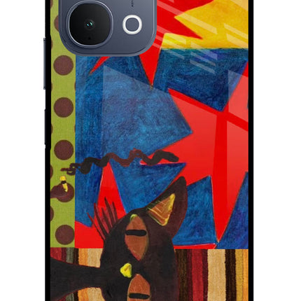 Pop Cat iQOO Z11x 5G Metal Case Back Cover by Casekaro