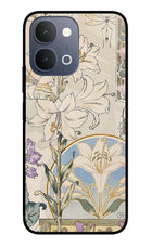 White Lily iQOO Z11x 5G Metal Case Back Cover by Casekaro