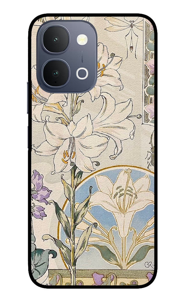 White Lily iQOO Z11x 5G Metal Case Back Cover by Casekaro