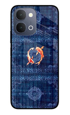 Koi Blue iQOO Z11x 5G Metal Case Back Cover by Casekaro