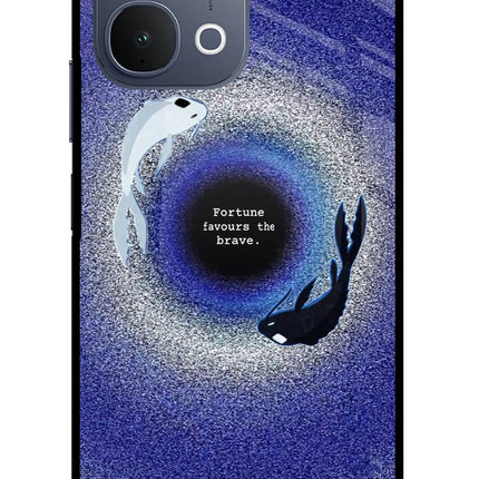 Dark Koi iQOO Z11x 5G Metal Case Back Cover by Casekaro
