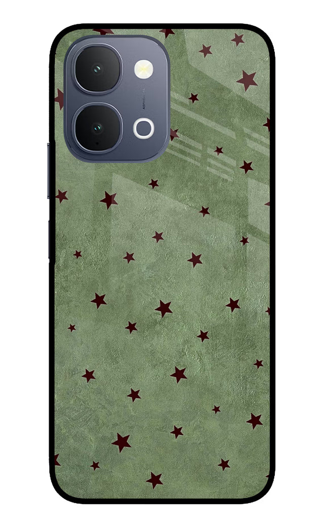 Green Stars iQOO Z11x 5G Metal Case Back Cover by Casekaro