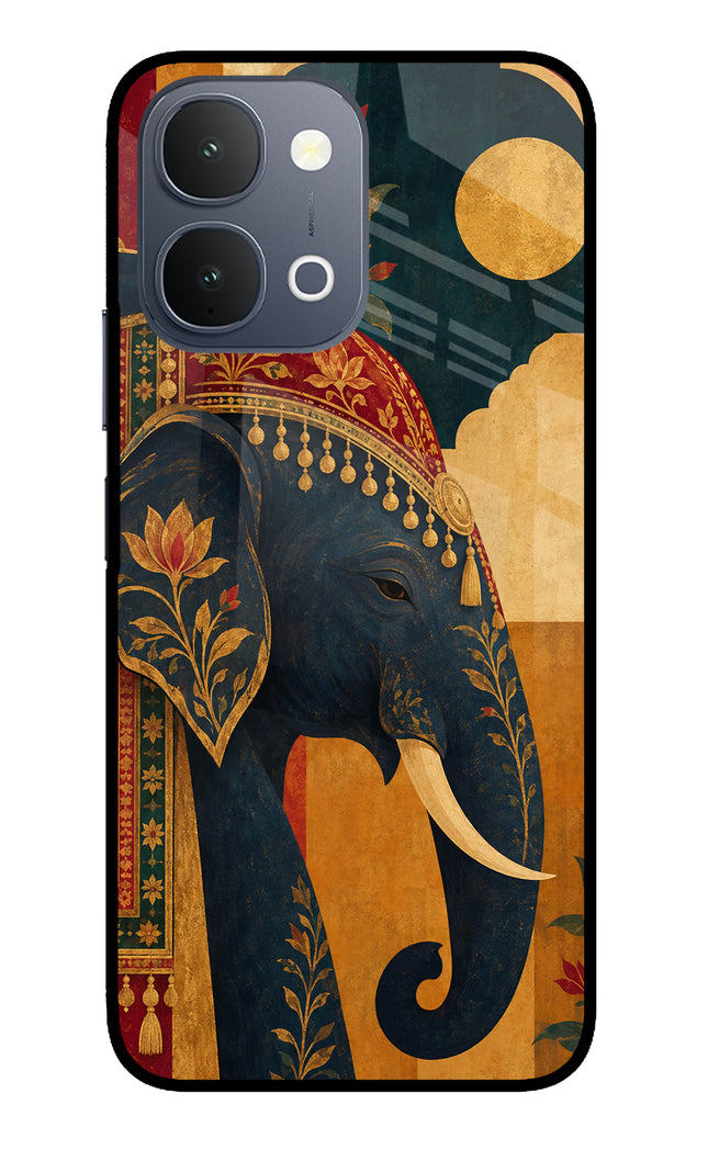 Royal Elephant iQOO Z11x 5G Metal Case Back Cover by Casekaro