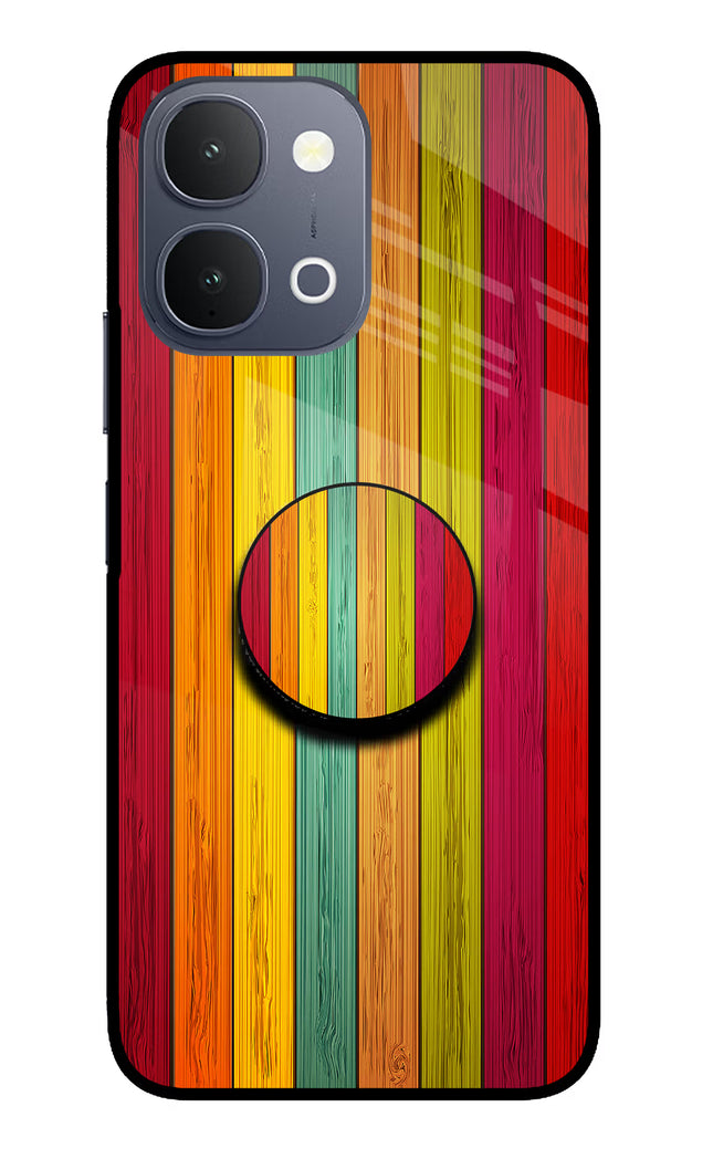 Multicolor Wooden iQOO Z11x 5G Pop Case by Casekaro