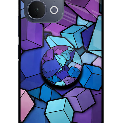 Cubic Abstract iQOO Z11x 5G Pop Case by Casekaro