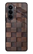 Wooden Cube Design OnePlus Nord CE6 Lite Metal Case Back Cover by Casekaro