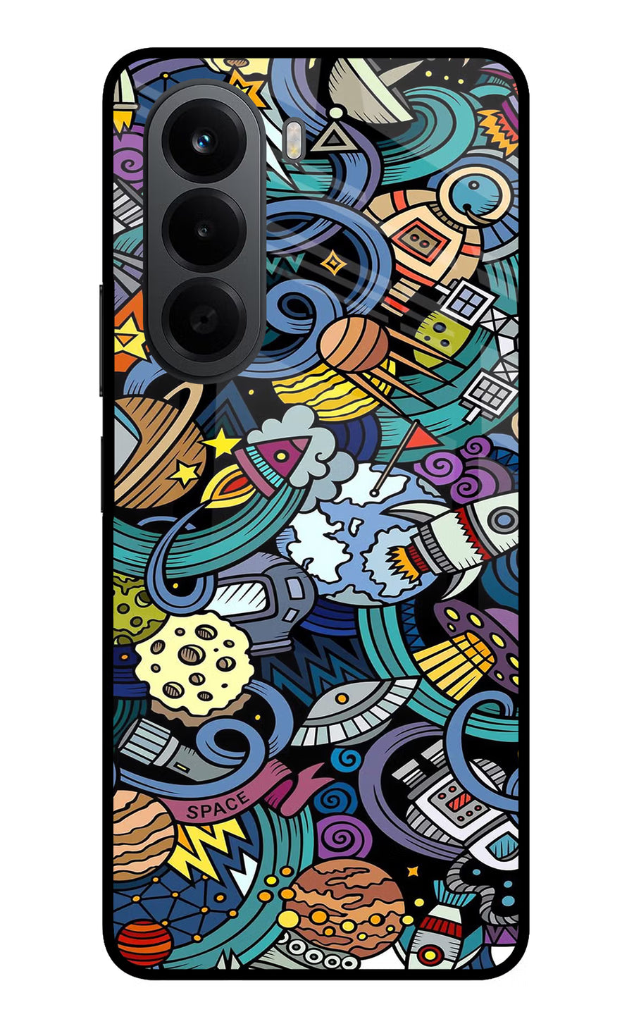 Space Abstract OnePlus Nord CE6 Lite Back Cover, Metal case