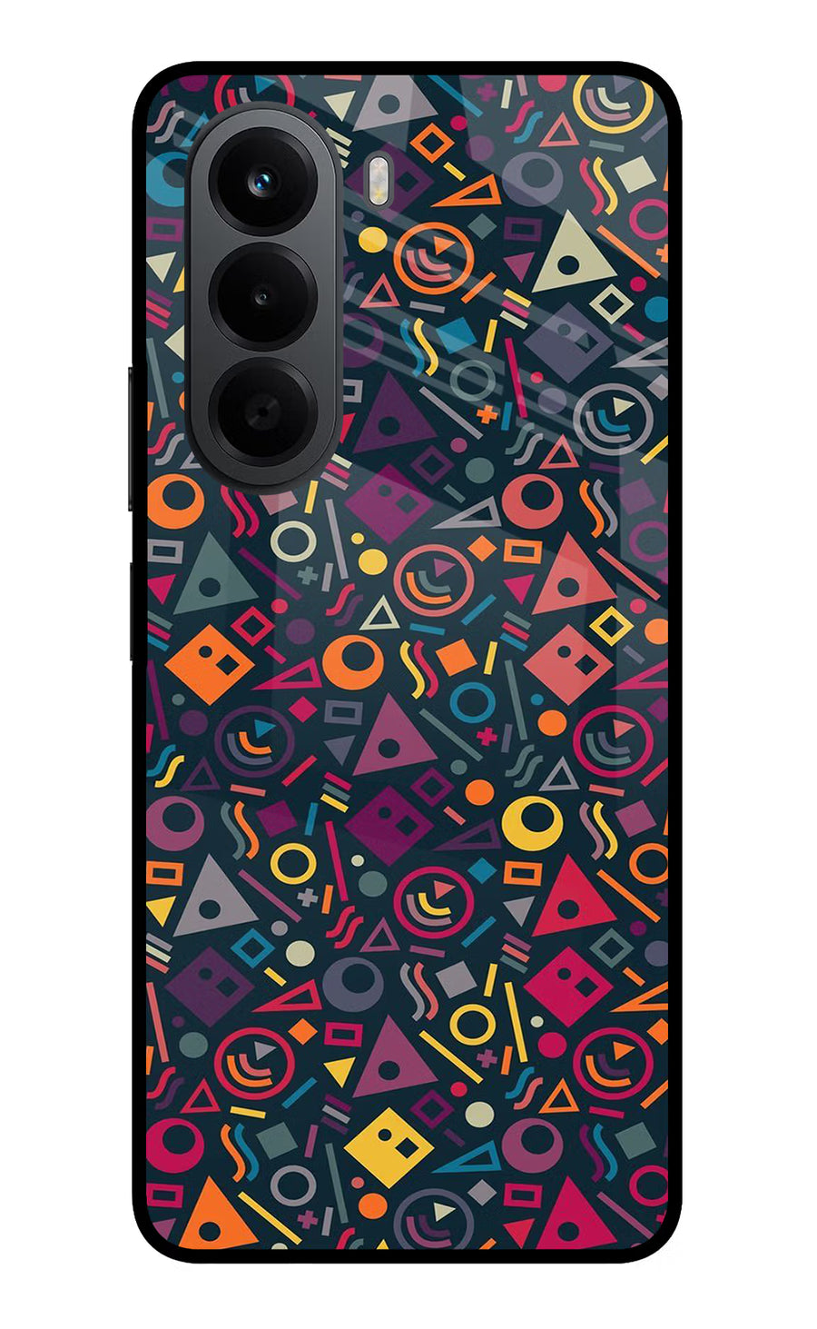 Geometric Abstract OnePlus Nord CE6 Lite Back Cover, Metal case