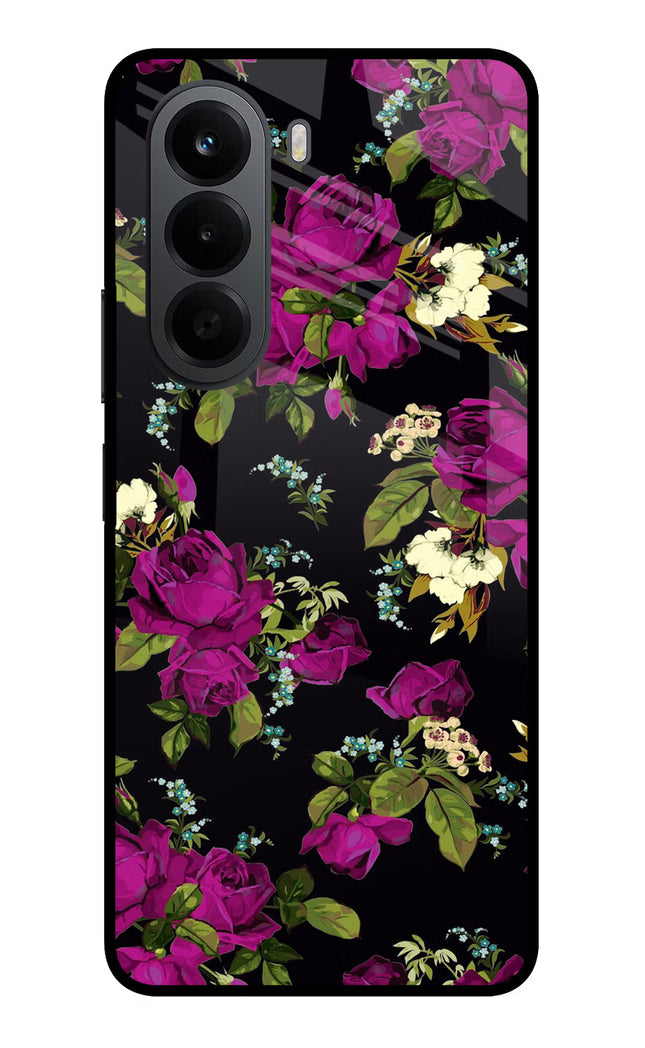 Flowers OnePlus Nord CE6 Lite Metal Case Back Cover by Casekaro