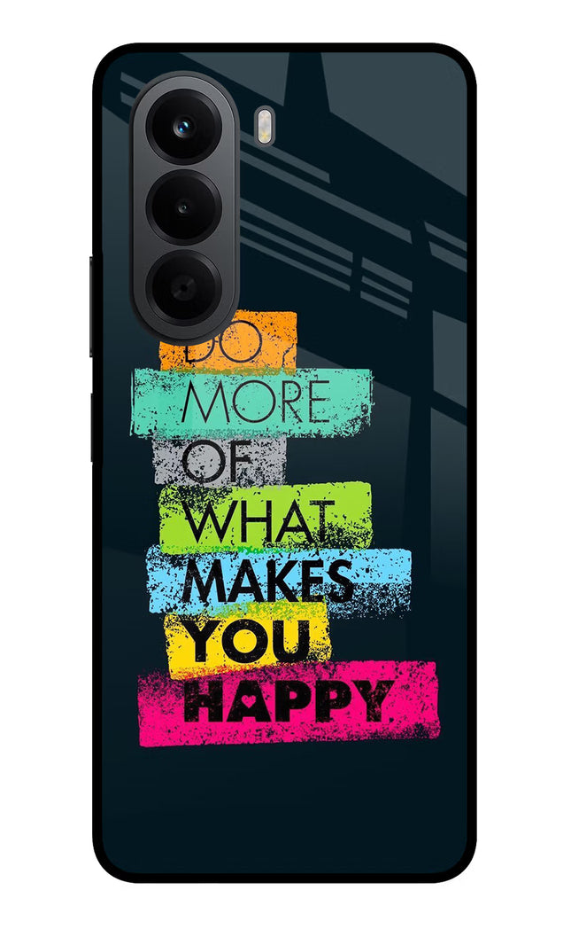 Do More Of What Makes You Happy OnePlus Nord CE6 Lite Metal Case Back Cover by Casekaro