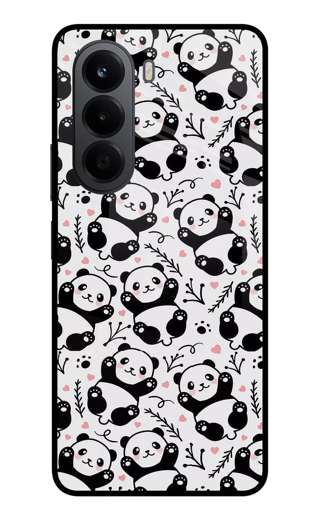 Cute Panda OnePlus Nord CE6 Lite Metal Case Back Cover by Casekaro