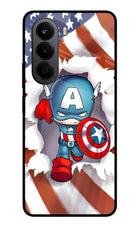 Captain America OnePlus Nord CE6 Lite Metal Case Back Cover by Casekaro