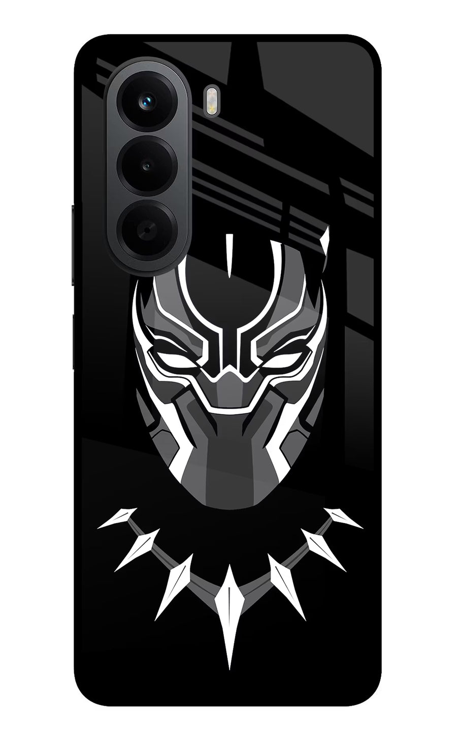 Black Panther OnePlus Nord CE6 Lite Back Cover, Metal case