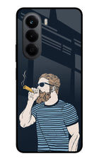 Smoking OnePlus Nord CE6 Lite Metal Case Back Cover by Casekaro