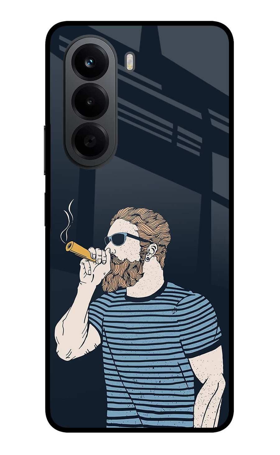 Smoking OnePlus Nord CE6 Lite Back Cover, Metal case