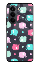 Elephants OnePlus Nord CE6 Lite Metal Case Back Cover by Casekaro