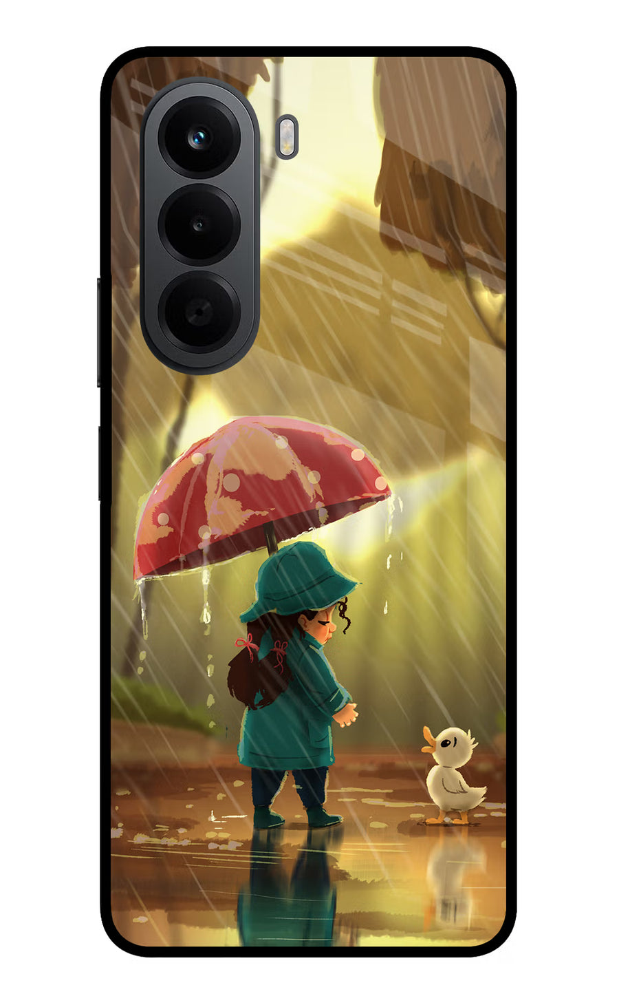 Rainy Day OnePlus Nord CE6 Lite Back Cover, Metal case