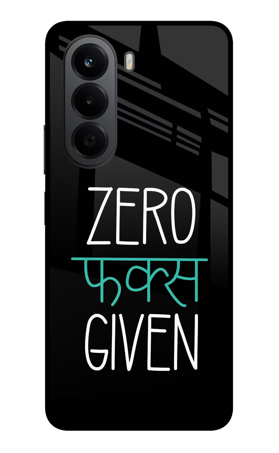 Zero Fucks Given OnePlus Nord CE6 Lite Back Cover, Metal case