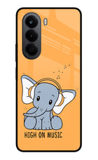 High On Music OnePlus Nord CE6 Lite Metal Case Back Cover by Casekaro