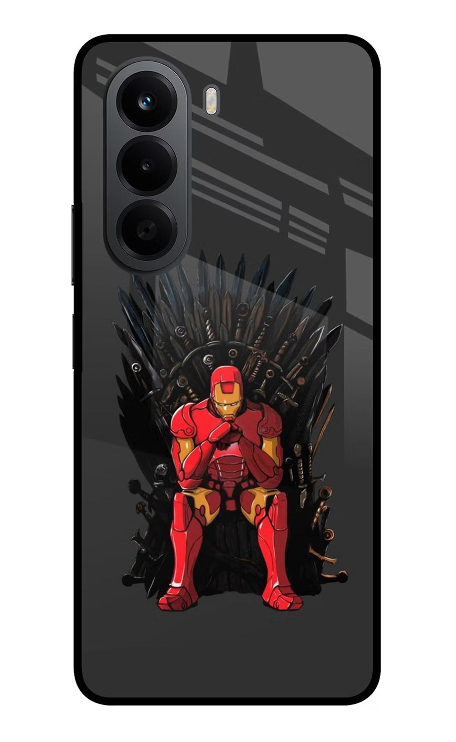 Ironman Throne OnePlus Nord CE6 Lite Back Cover, Metal case
