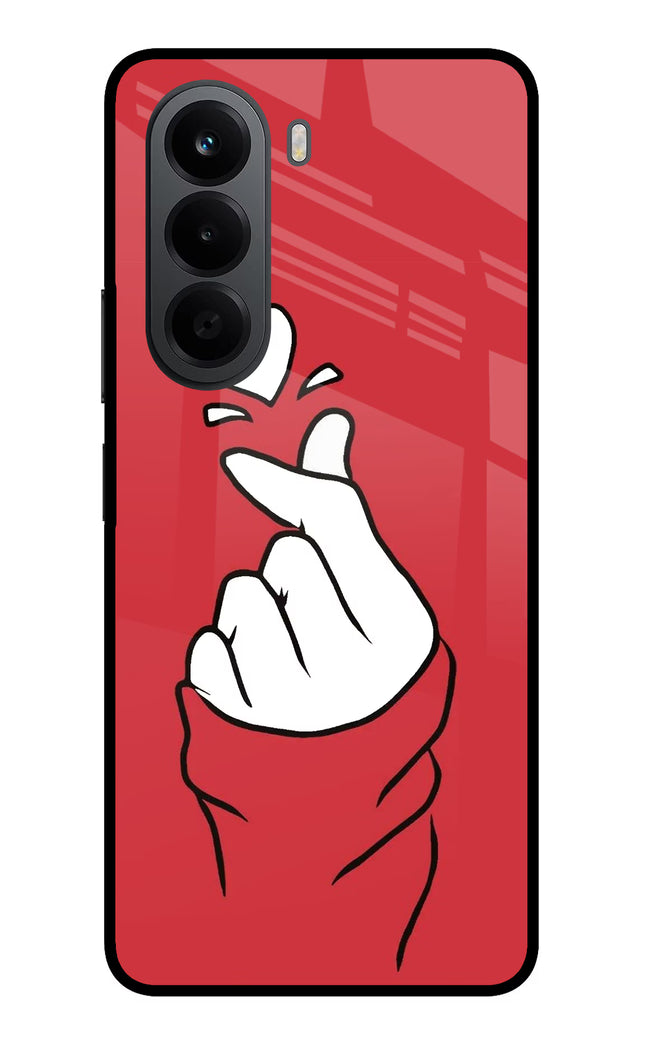 Korean Love Sign OnePlus Nord CE6 Lite Metal Case Back Cover by Casekaro