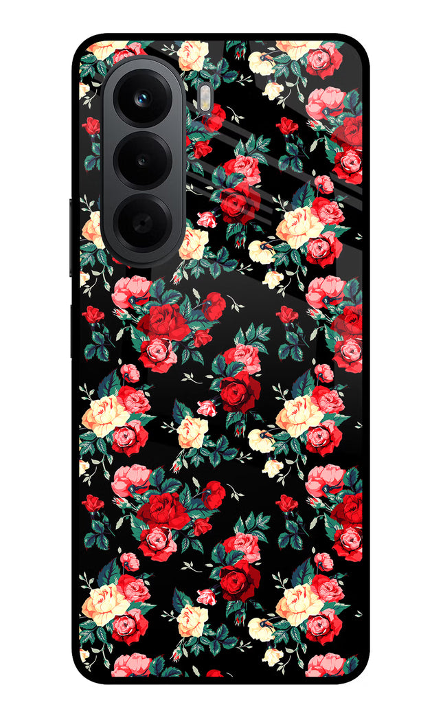 Rose Pattern OnePlus Nord CE6 Lite Metal Case Back Cover by Casekaro