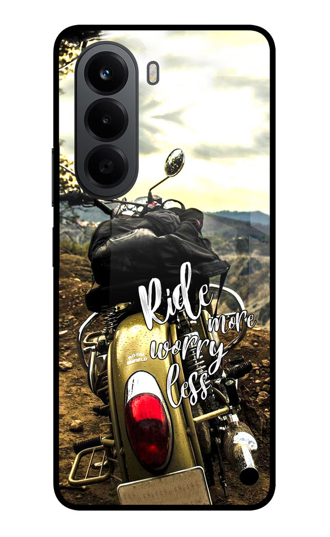 Ride More Worry Less OnePlus Nord CE6 Lite Metal Case Back Cover by Casekaro
