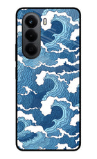 Blue Waves OnePlus Nord CE6 Lite Metal Case Back Cover by Casekaro
