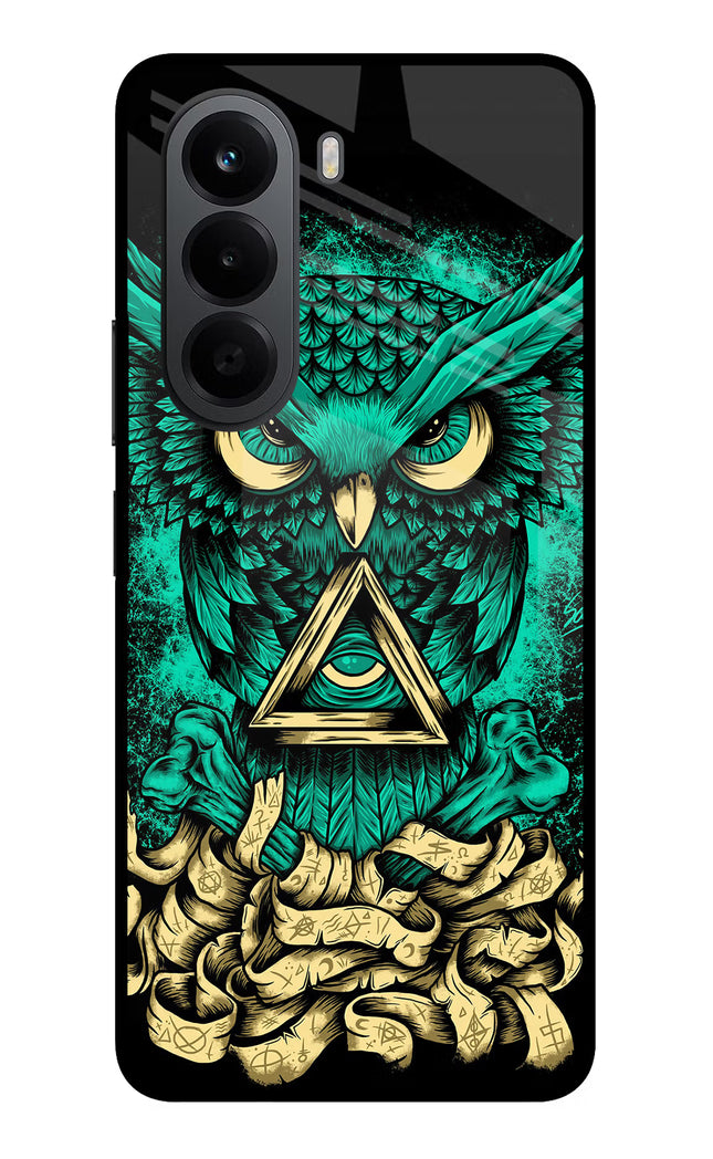 Green Owl OnePlus Nord CE6 Lite Metal Case Back Cover by Casekaro