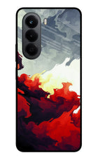 Fire Cloud OnePlus Nord CE6 Lite Metal Case Back Cover by Casekaro