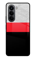 Tri Color Pattern OnePlus Nord CE6 Lite Metal Case Back Cover by Casekaro