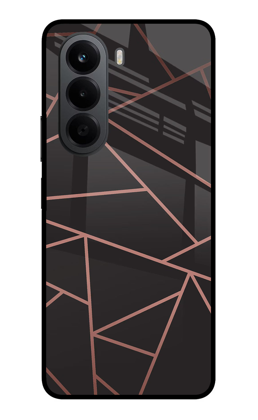Geometric Pattern OnePlus Nord CE6 Lite Back Cover, Metal case