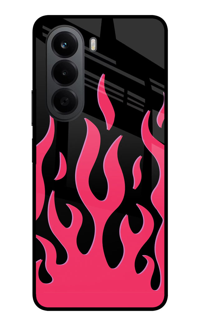 Fire Flames OnePlus Nord CE6 Lite Metal Case Back Cover by Casekaro