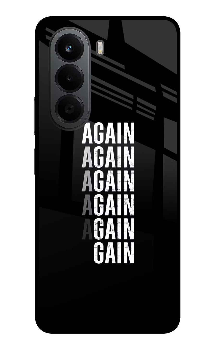 Again Again Gain OnePlus Nord CE6 Lite Back Cover, Metal case