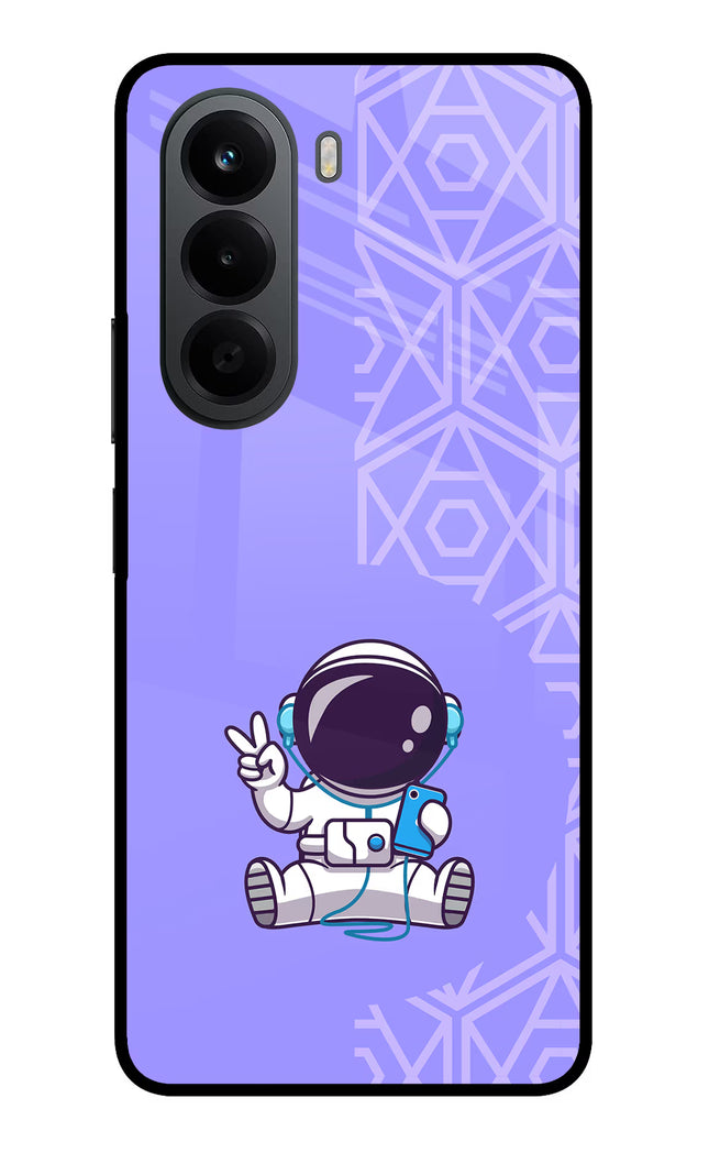 Cute Astronaut Chilling OnePlus Nord CE6 Lite Metal Case Back Cover by Casekaro