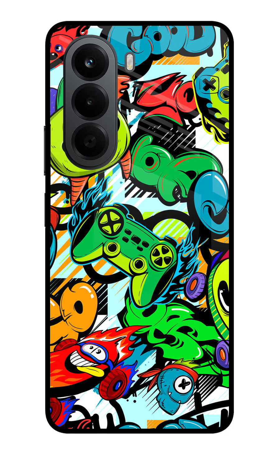 Game Doodle OnePlus Nord CE6 Lite Back Cover, Metal case