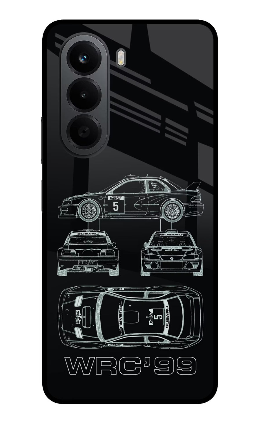 WRC'99 OnePlus Nord CE6 Lite Back Cover, Metal case